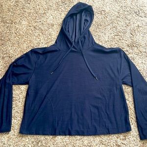 OLD NAVY hooded long sleep shirt size: XL